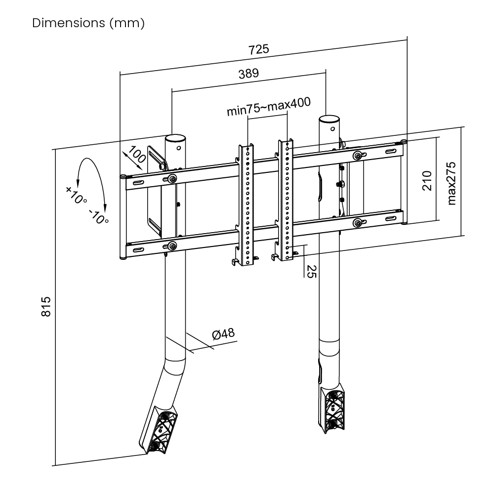 GTR S8 Monitor Stand E-Sport White GTR S8 Monitor Stand E-Sport White