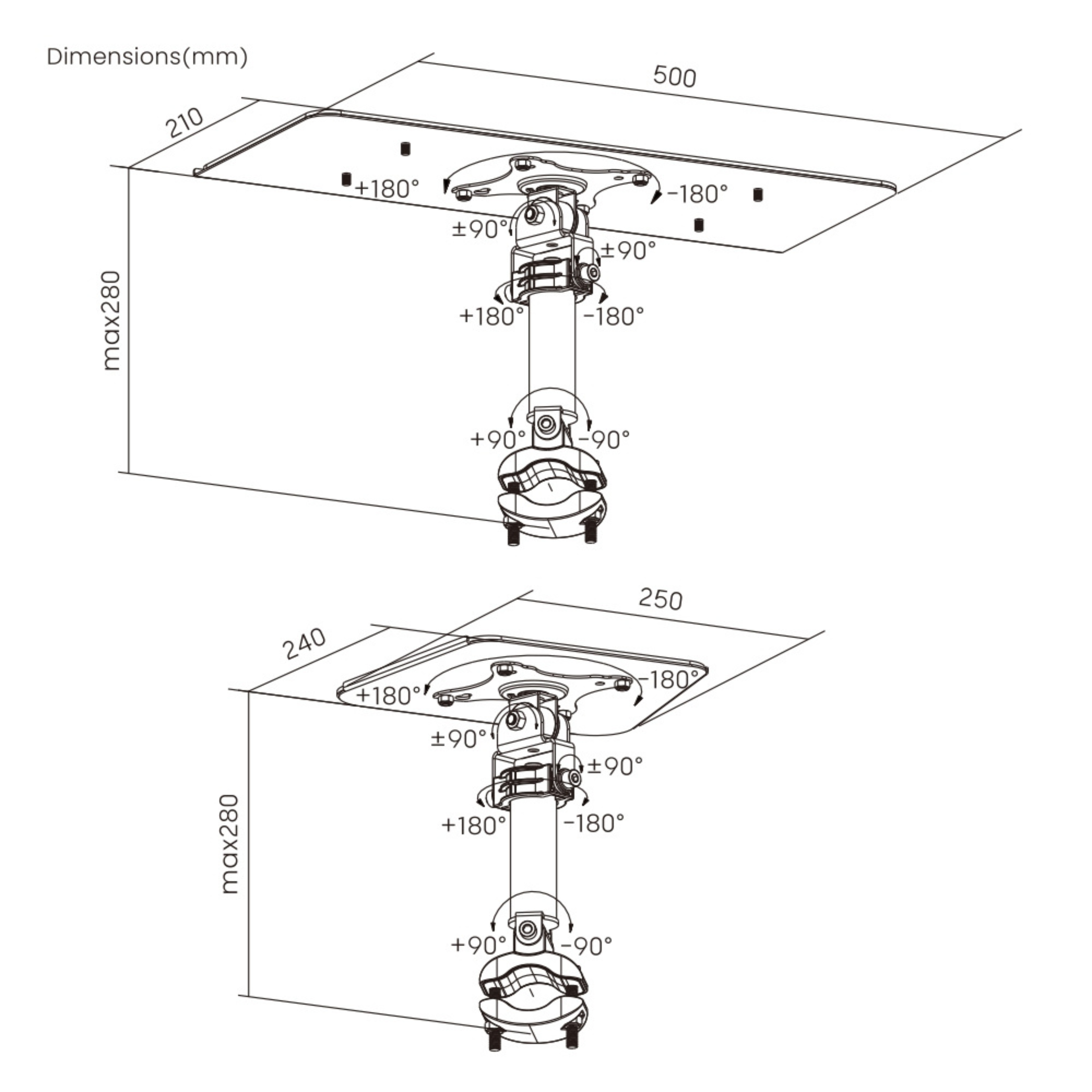 R8 / S8 Keyboard & Mouse Tray White R8 / S8 Keyboard & Mouse Tray White